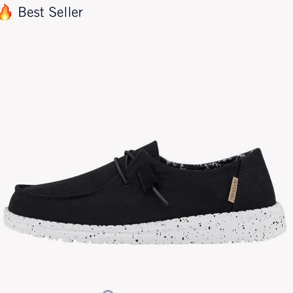 Hey Dude Shoes - Hey Dude Black Odyssey Wendy Shoes